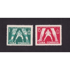 CUBA 1963 SERIE COMPLETA DE ESTAMPILLAS NUEVAS MINT DEPORTES